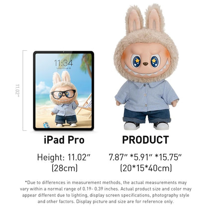 POP MART THE MONSTERS FLIP WITH ME LABUBU Vinyl Plush Doll 15.75" Collectible Figure Home Decor Gift