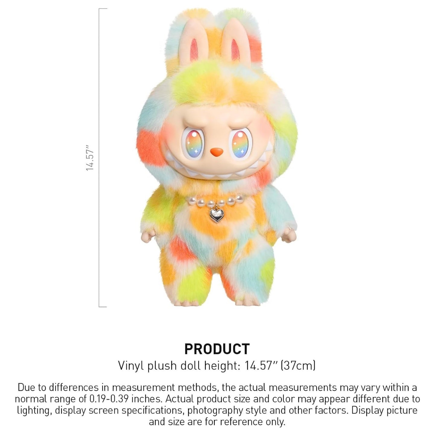 POP MART THE MONSTERS Rock The Universe LABUBU Vinyl Plush Doll 14.57" Collectible Figure Home Decor Gift