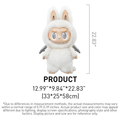 POP MART Angel in Clouds Big LABUBU Doll 22.8" Vinyl Face Plush Collectible Figure