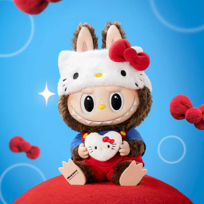 POP MART THE MONSTERS x Hello Kitty Vinyl Plush Doll 14.96" LABUBU Collectible Figure Limited Edition Home Decor Gift