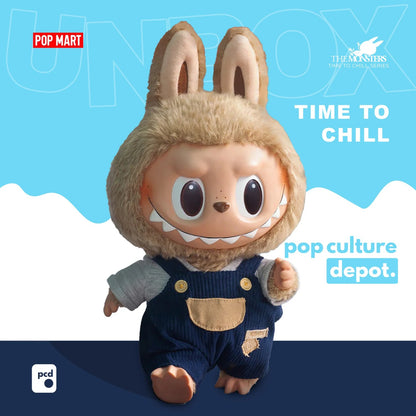 POP MART THE MONSTERS Time To Chill LABUBU Vinyl Plush Doll Figure Collectible Toy Home Decor Gift