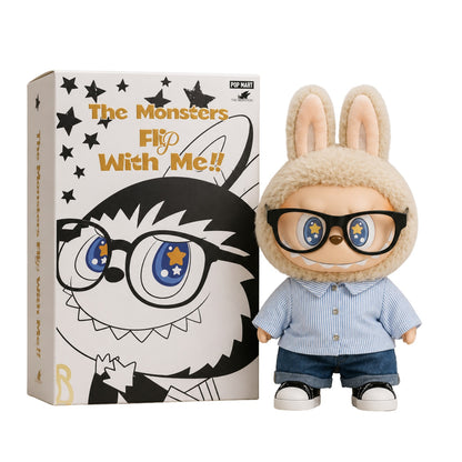 POP MART THE MONSTERS FLIP WITH ME LABUBU Vinyl Plush Doll 15.75" Collectible Figure Home Decor Gift