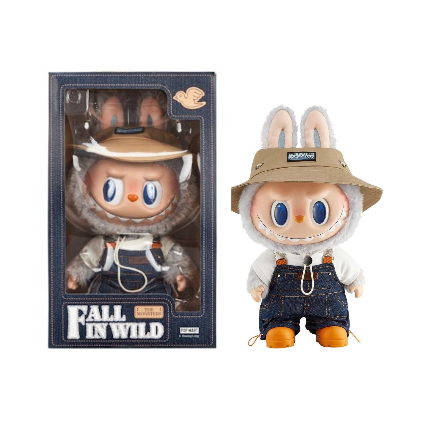 POP MART LABUBU Fall in Wild Vinyl Plush Doll Figure 40cm Collectible Toy